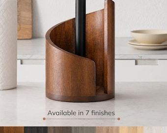 Wood Paper Towel Holder - FSC Certified