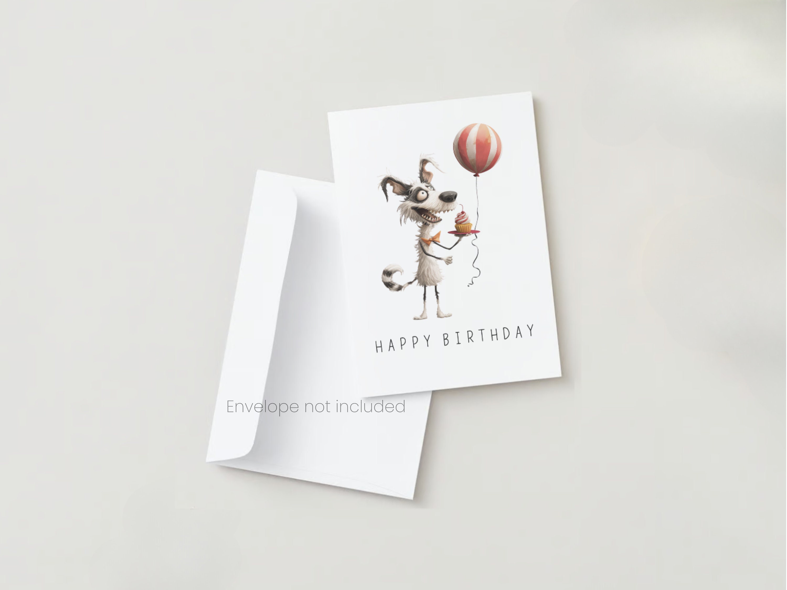 Funny Dog Birthday Card | Printable Happy Birthday Card | Digital ...