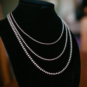 SILVER925 NAVAJO PEARL NECKLACEシルバーネックレス SILVER925 NAVAJO PEARL DESIGN NECKLACE/シルバー/ネックレス