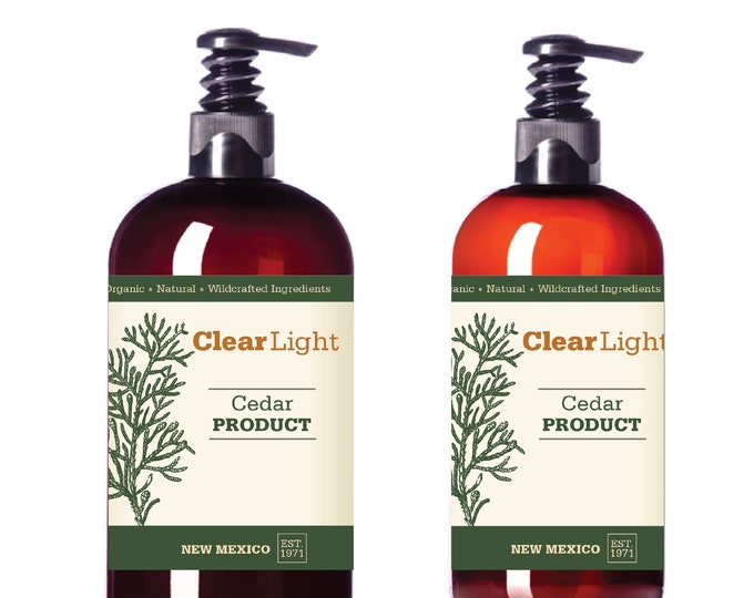 Cedar Body Wash - Bath and Body Gel (Select Size 8 oz or 16 oz)