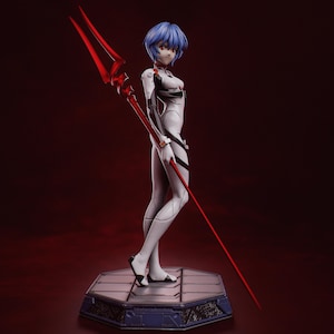 Futuristic Blue-Haired Mecha Pilot Statue | Resin Model Kit, Unassembled & Unpainted, Anime Figure, Collector&#39;s Miniature, Garage Kit