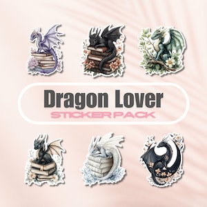 Drachen Liebhaber Aufkleber Paket, Vinyl Bookish Aufkleber Paket, Buch-Liebhaber Geschenk, e-reader Kindle Aufkleber, Fantasy Leseliebhaber, Vierter Flügel