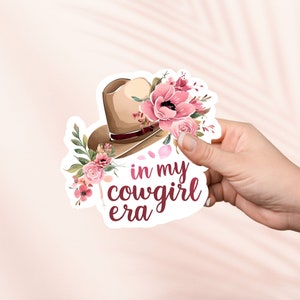 En mi pegatina de la era de la vaquera, linda pegatina de vinilo bookish, merchandising bookish, regalo para amantes de los libros, pegatinas Kindle para lectores electrónicos, amantes de la lectura, lectores Smut