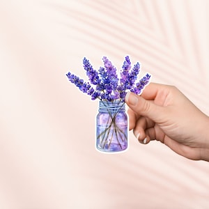 Lavendelglas Aufkleber, niedlicher Cottagecore Aufkleber, Kindle Aufkleber, Bookish Merch, Buch-Liebhaber-Geschenk, e-reader Geschenk, Leseliebhaber, Smut Reader