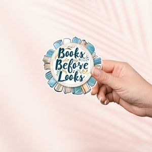 Libros antes de la apariencia pegatina, linda pegatina de vinilo bookish, merchandising bookish, regalo para amantes de los libros, pegatinas Kindle para lectores electrónicos, amantes de la lectura, lectores Smut