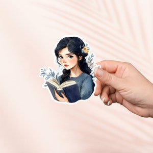 Mädchen Lesebuch Aufkleber, Bücherwurm Mädchen, Bücherwurm, Bücherwurm, Bücherwurm, Bücherwurm, Kindle Aufkleber, Geschenk für Leseratte