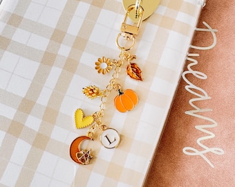Fall themed Kindle Charm, Customized Bookish Gifts, Kindle Kobo iPhone Accessory for E-reader, Booklover Gift, Kindle Décor, Charm Keychain