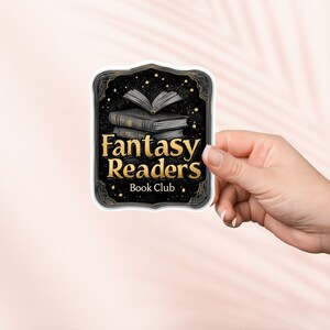 Fantasy Readers Book Club Aufkleber, Dark Fairytale, Bookish Merch, Buch-Liebhaber-Geschenk,e-reader Kindle Aufkleber, Leseliebhaber, Smut Reader Booktok