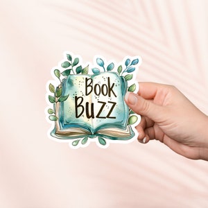 Sticker livre buzz, Sticker livres livresques mignons, Stickers Kindle, produit livresque, cadeau pour amoureux des livres, cadeau liseuse, Sticker soutien émotionnel
