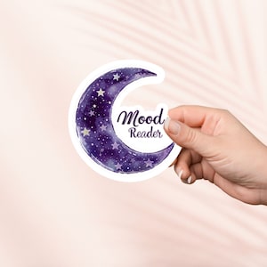 Sticker lecteur d'humeur, autocollant vinyle livresque mignon, Booktok, produits livresques fantaisistes, cadeau pour amoureux des livres, stickers Kindle de liseuse, amateur de lecture
