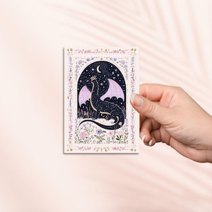 Black Dragon Tarot Karten Aufkleber, Kindle Aufkleber, Bookish Merch, Geschenk für Liebhaber von Büchern, e-reader Tablet Aufkleber, Buchclub, Booktok