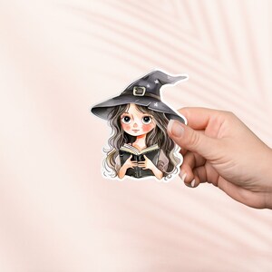 Sticker de lecture Petite sorcière, Sticker livre mignon, Stickers Kindle, Merch livresque, Cadeau pour amoureux des livres, Cadeau liseuse, Amateur de lecture, Smut Reader