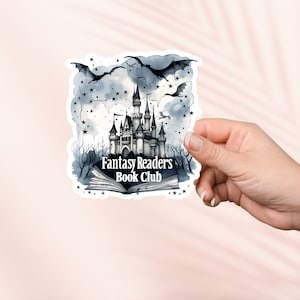 Fantasy Readers Book Club Aufkleber, Tablet Aufkleber, Bookish Merch, Buch-Liebhaber-Geschenk, e-reader Kindle Aufkleber, Leseliebhaber, Smut Reader Booktok