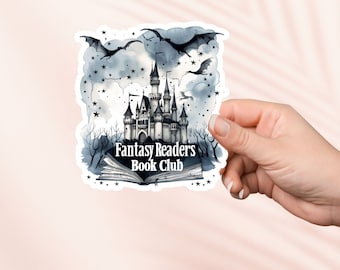Fantasy Readers Book Club Aufkleber, Tablet Aufkleber, Bookish Merch, Buch-Liebhaber-Geschenk, e-reader Kindle Aufkleber, Leseliebhaber, Smut Reader Booktok