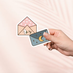Envelops sticker, schattige leesachtige vinyl sticker, leesachtige Merch, boek minnaar cadeau, e-reader Kindle stickers, leesliefhebber, Smut Reader