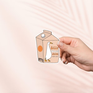 Pegatina de Silly Goose Juice, bonita pegatina de libros, pegatinas de Kindle, artículos de libros, regalo para amantes de los libros, regalo para lectores electrónicos, amantes de la lectura, lectores obscenos