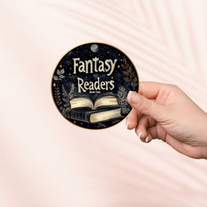 Fantasy Readers Book Club Aufkleber, Dark Fairytale, Bookish Merch, Buch-Liebhaber-Geschenk,e-reader Kindle Aufkleber, Leseliebhaber, Smut Reader Booktok