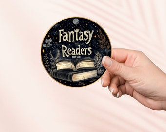 Fantasy lezers boekenclub sticker, donker sprookje, leesgrage merchandise, boekenliefhebber cadeau, e-reader Kindle stickers, leesliefhebber, smut reader Booktok