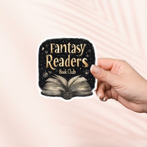 Fantasy Readers Book Club Aufkleber, Dark Fairytale, Bookish Merch, Buch-Liebhaber-Geschenk,e-reader Kindle Aufkleber, Leseliebhaber, Smut Reader Booktok