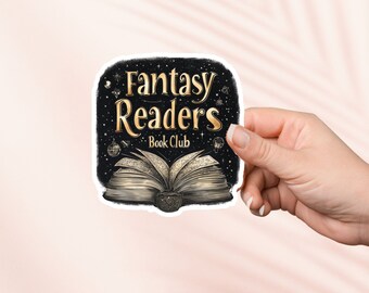 Fantasy lezers boekenclub sticker, donker sprookje, leesgrage merchandise, boekenliefhebber cadeau, e-reader Kindle stickers, leesliefhebber, smut reader Booktok