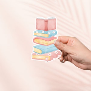 Pila de pegatinas de libros, linda pegatina de vinilo bookish, merchandising bookish, regalo para amantes de los libros, pegatinas Kindle para lectores electrónicos, amantes de la lectura, lectores Smut