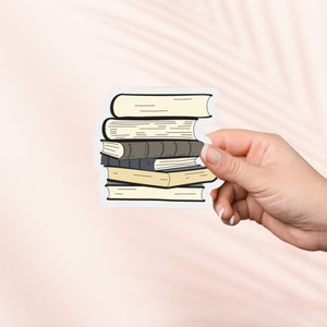 Stapel von Büchern Aufkleber, Bücherwurm-Aufkleber, Kindle-Aufkleber, Bücherwurm-Merch, Buchliebhaber-Geschenk, E-Reader-Geschenk, Leseliebhaber, Smut-Leser