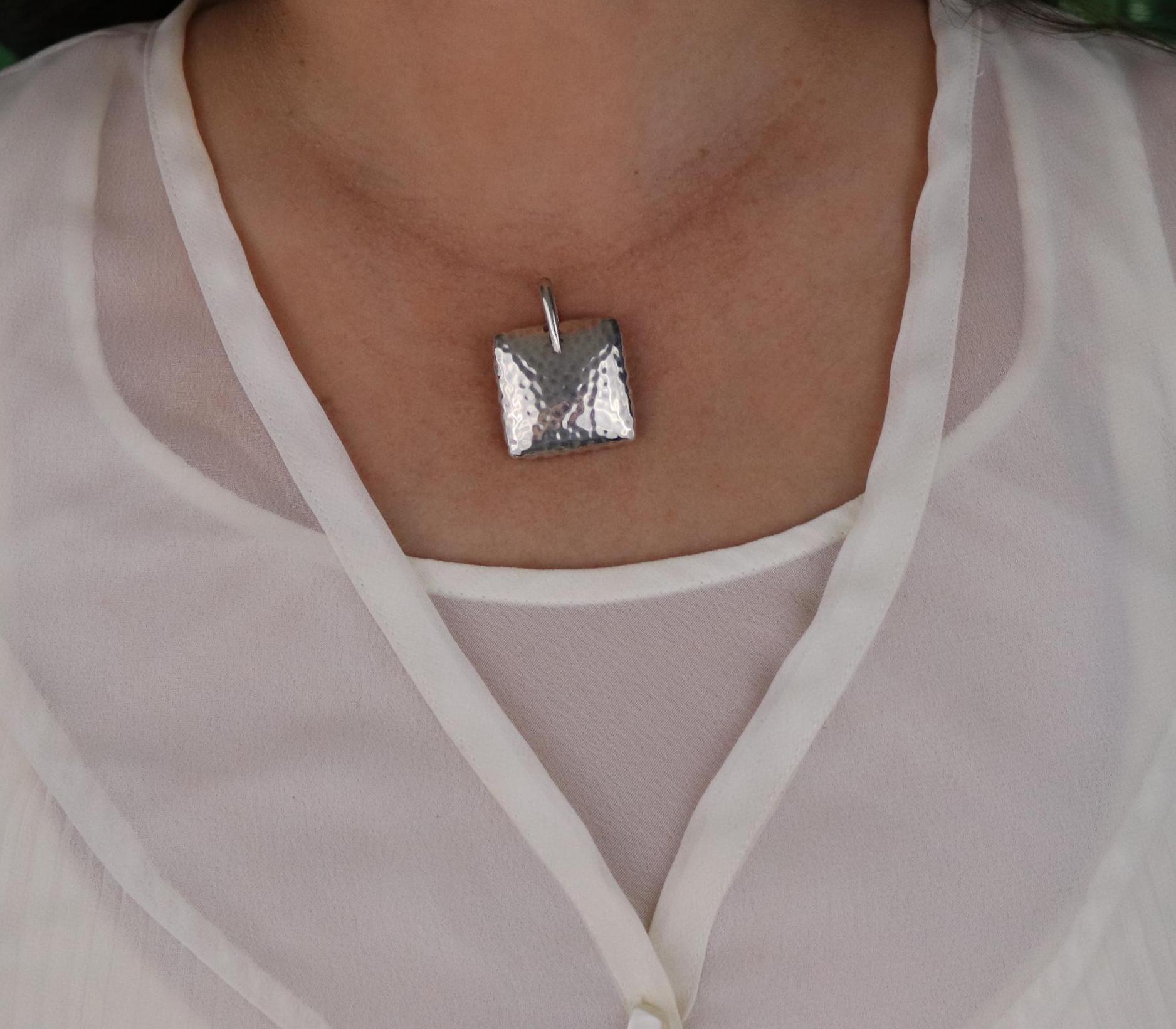 Silpada 'Squared Away' 5-5.5 mm Freshwater Cultured Pearl Square Stati Silpada Sterling Silver \u0026 Turquoise Ring, Size 5.5