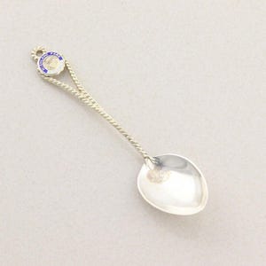 Sterling Silver Highland Park College Souvenir Spoon 4 1/4 Inches Overall