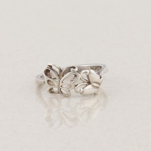 Sterling Silver Butterfly Ring Size 6 1/2