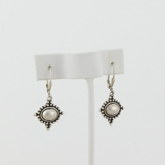 Sterling Silver Dangle Drop Earrings  1 3/8" x 3/… - image 5