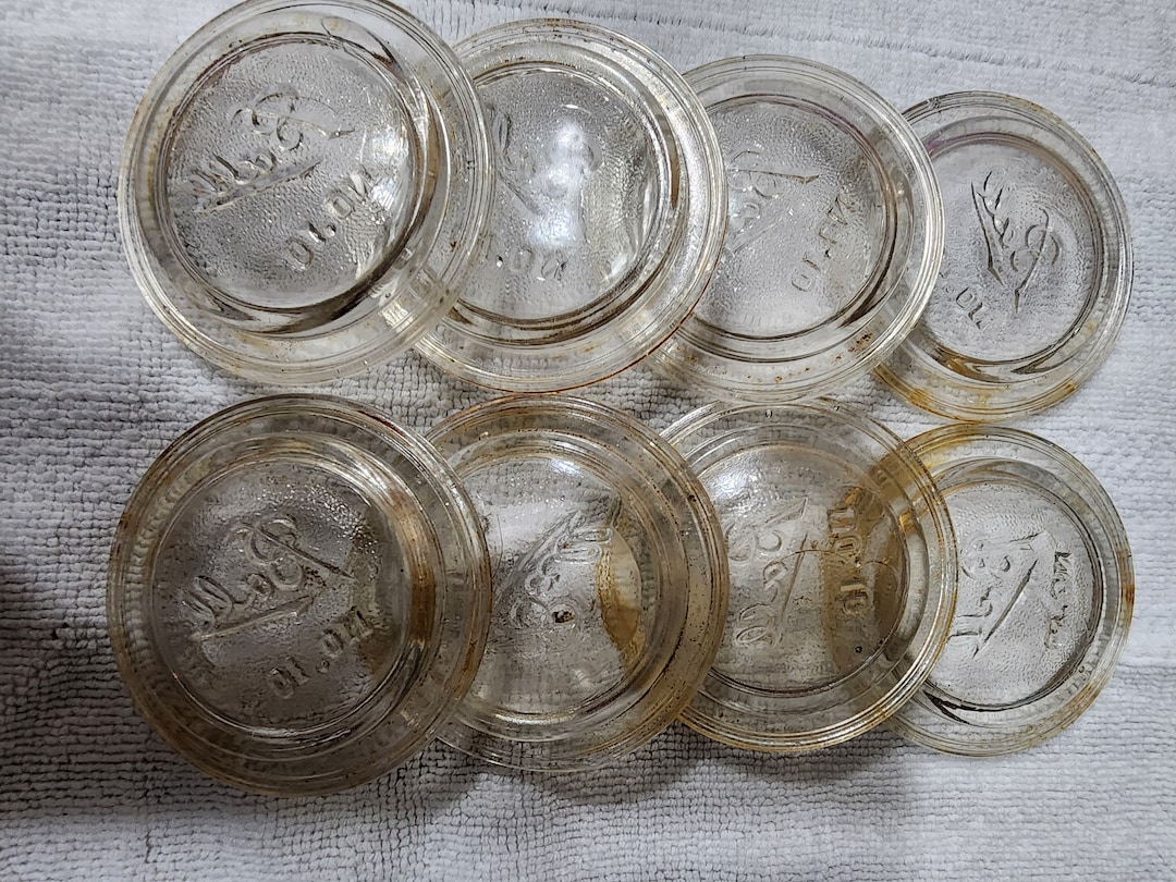Vintage Ball Glass Canning Lid Etsy