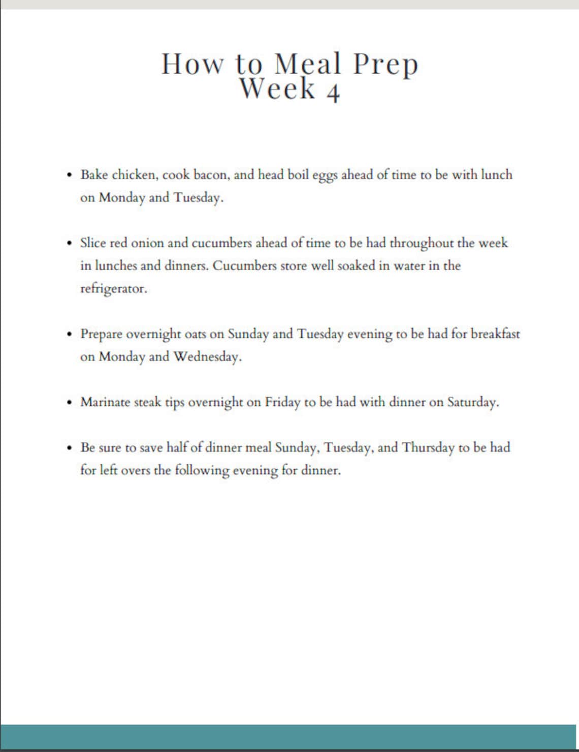 High Protein Meal Plan: High-protein Meals -4 Weeks 3 Meals Daily