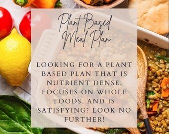 Plano de refeições de 4 semanas baseado em plantas: vida vegana saudável - inclui listas de compras, macros e guia de preparação - complemento para pacote de receitas alimentadas por plantas