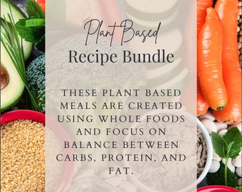 Pacote de receitas alimentadas por plantas: delícias veganas vibrantes - guia de culinária saudável com refeições saudáveis, download instantâneo