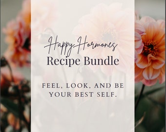 Pacote de receitas de hormônios felizes