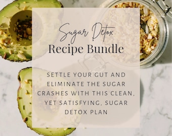Easy Sugar Detox: pacote de receitas antiinflamatórias com plano de refeições e macros de 4 semanas