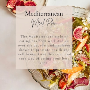 Mediterranean Meal Plan- Rated the Healthiest Way of Eating