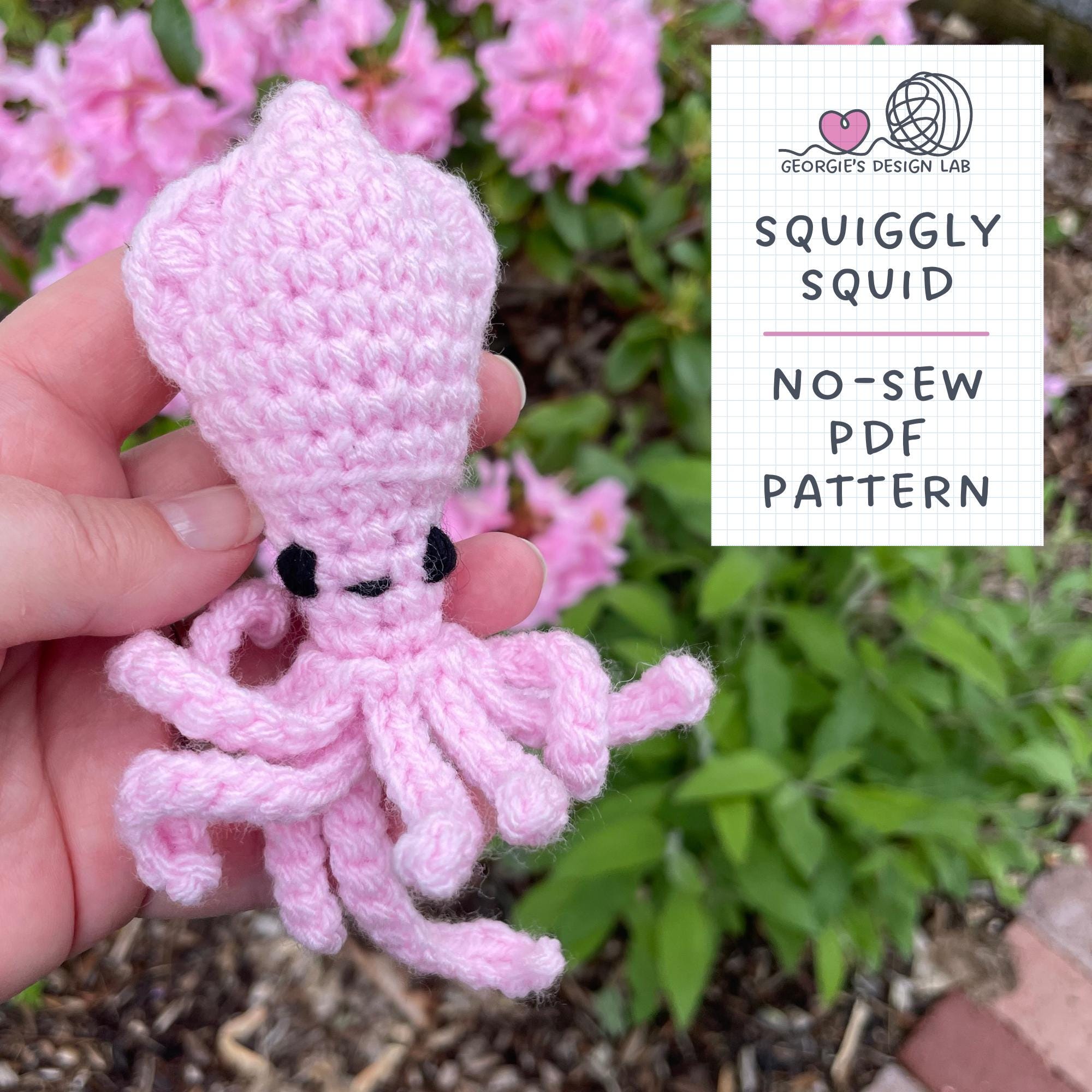 31 Squid Crochet Patterns for Ocean-Loving Crafters 14 Crochet Squid Amigurumi Pattern: Squiggly