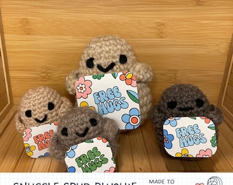 MADE-TO-ORDER - Snuggle Spud - The supportive, customizable, "Free Hugs" amigurumi potato plushie