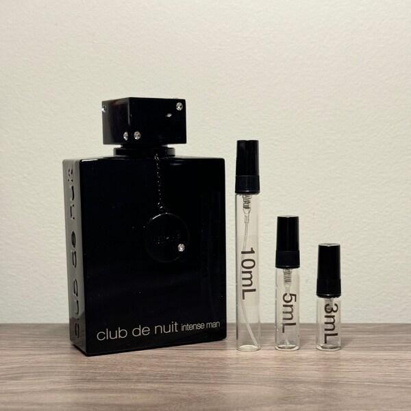 Armaf Club de Nuit Intense Man EDP [ 3mL, 5mL, 10mL ] Fragrance Travel Sample/Cologne Decant
