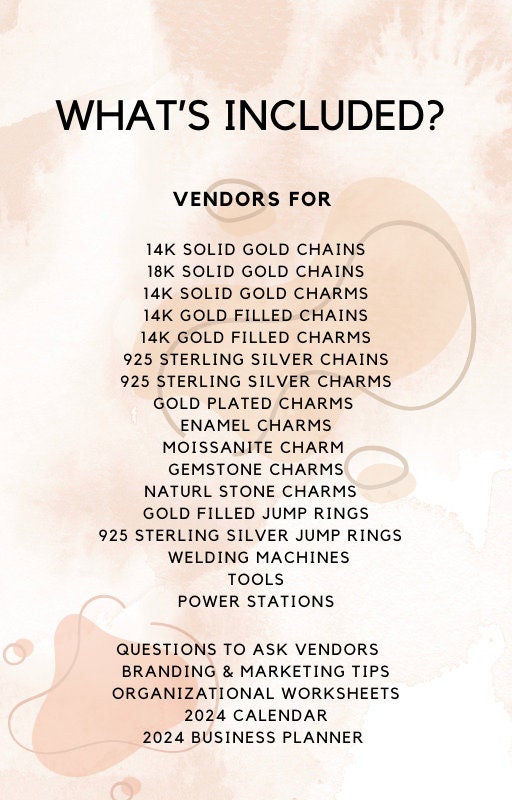 Permanent Jewelry Vendor List Etsy