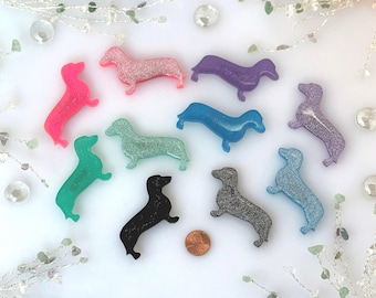 Dachshund Fridge Magnet - Wiener Dog Handcrafted With Epoxy Resin, Doxie Home Decor, Dog Lover Gift for Birthday, Holiday Stocking Stuffer