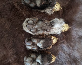 Bobcat Paw Keychain