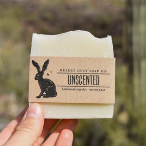 Unscented Soap Bar | Loofah bar | Handmade Cold Process Soap | Arizona gifts