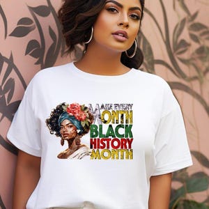 Black History Month Tee, African American History Shirt, Civil Rights Movement Tshirt, Social Justice Activist Top, Educator Gift, Unisex