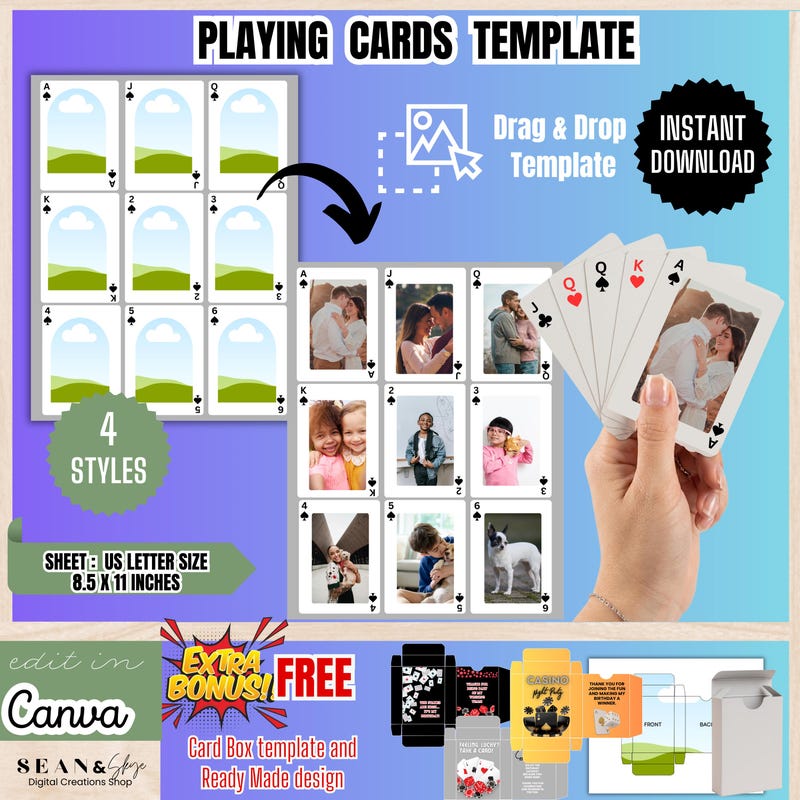 Custom Playing Cards - Etsy
