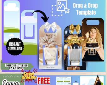 Shot Glass Holder, Shot Glass Favors Birthday, Party Favors, Party Souvenirs, Shot Glass Party Favors, Wedding Souvenirs, BT1