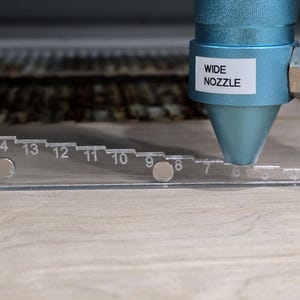 Paquete de archivos digitales de herramientas de enfoque, herramienta de enfoque para grabadores láser, 1 mm-25 mm, diferentes tamaños y estilos, láser de diodo, láser de pórtico, láser de trueno