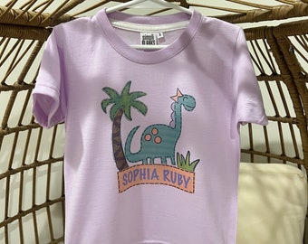 Personalized Dinosaur Tee