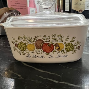 RARE- Vintage Spice Of Life Corning ware